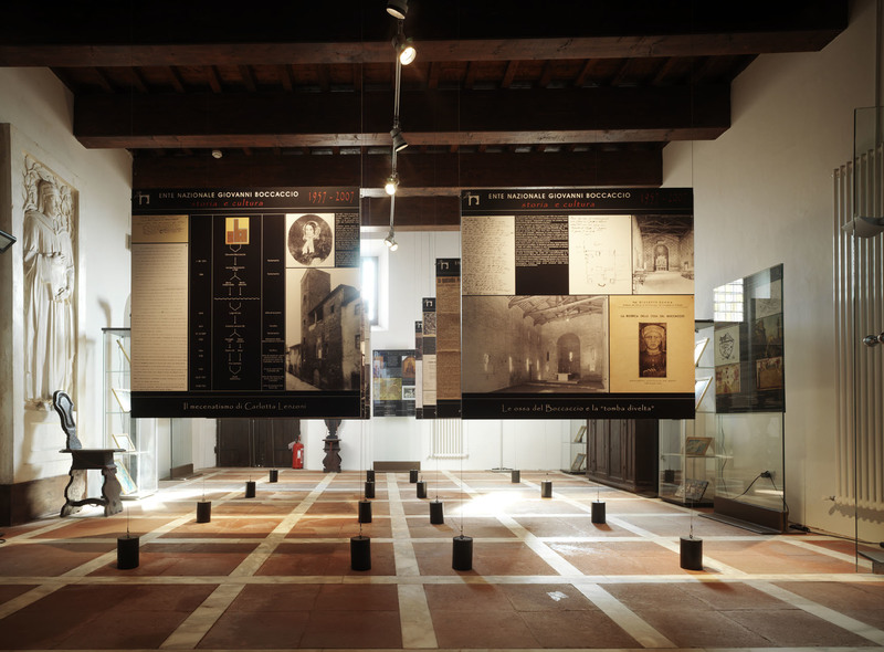 Mostra allestita per il cinquantenario della fondazione dell'Ente Nazionale Giovanni Boccaccio